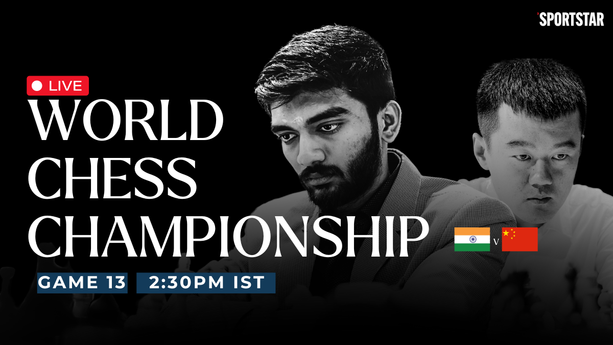 World Chess Championship 2024, Game 13 LIVE Updates: Gukesh looks to strike back with White against Ding Liren as series tied at 6.0-6.0